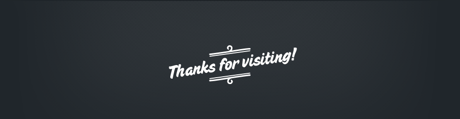 Thanks for visiting